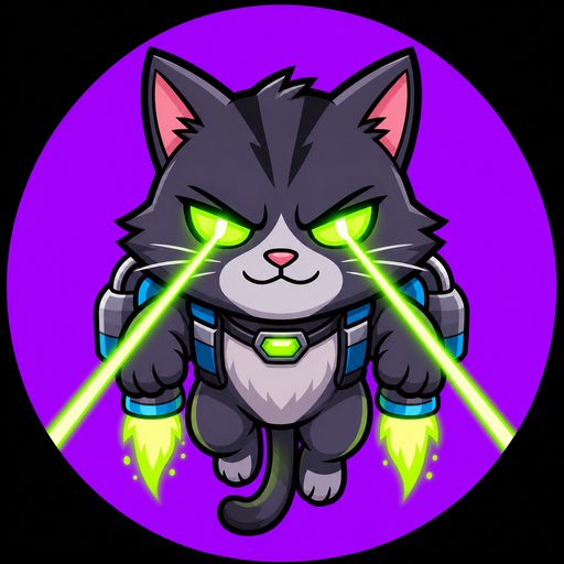 Laser-Katze